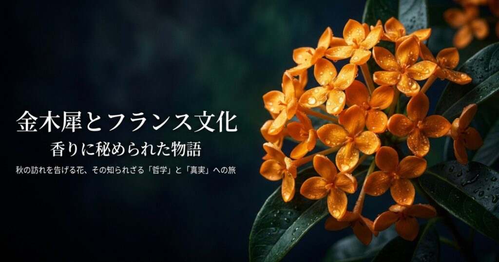 金木犀とフランス文化 香りに秘められた物語