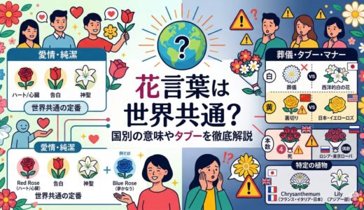 花言葉は世界共通？国別の意味やタブーを徹底解説