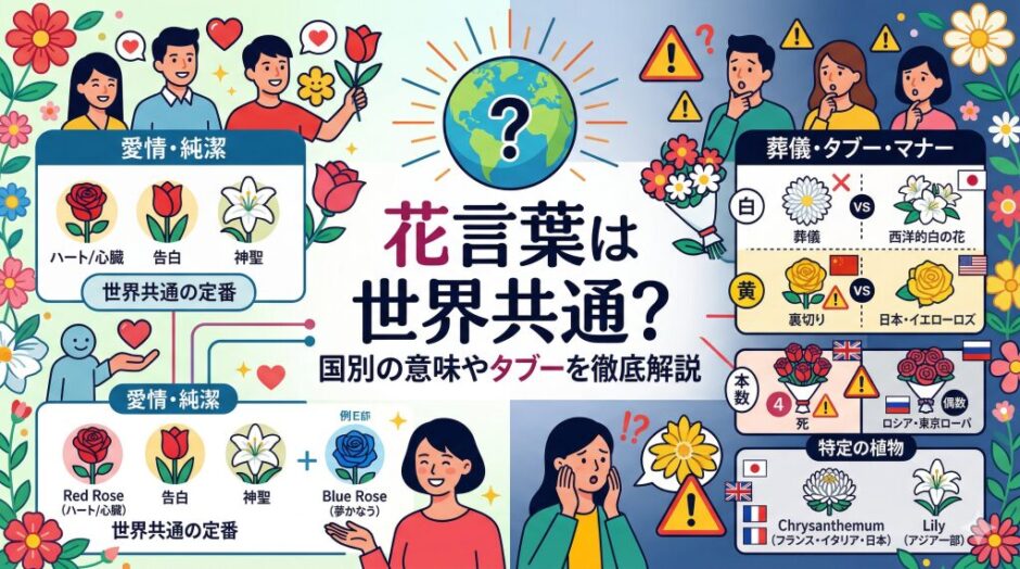 花言葉　世界共通