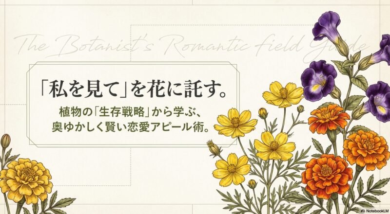 花言葉で「私を見て」と伝えるおすすめの植物と、恋愛アピールに効く選び方のポイント