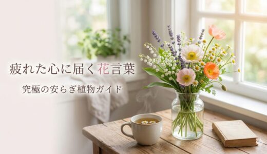【花言葉】疲れた心に効く！休息と癒やしを与える最強の植物とは？