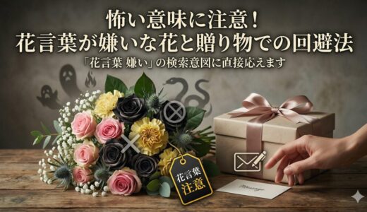 【一覧】知ると花言葉が嫌いになる？怖い意味を持つ花とタブー回避法
