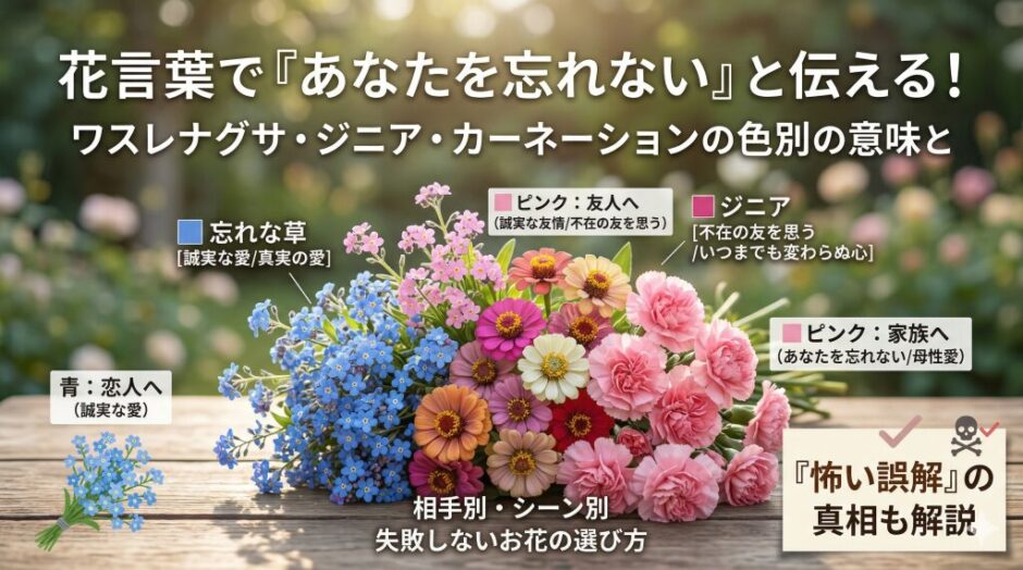 花言葉　あなたを忘れない