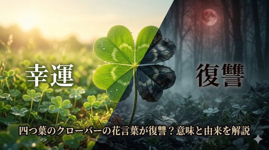 四つ葉のクローバー　花言葉　復讐