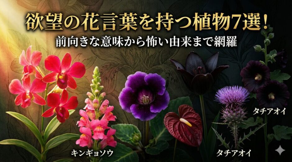 花言葉　欲望