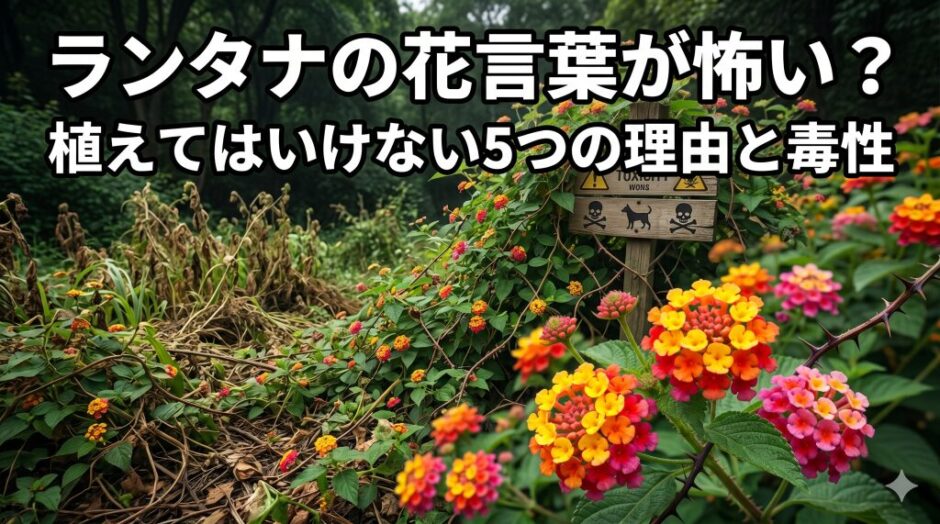 ランタナ　花言葉　怖い