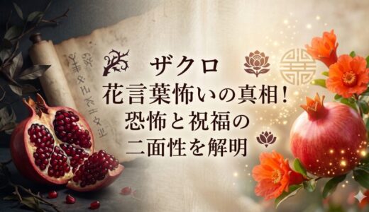 ザクロの花言葉怖いって本当？人肉伝説の裏に隠された開運パワー