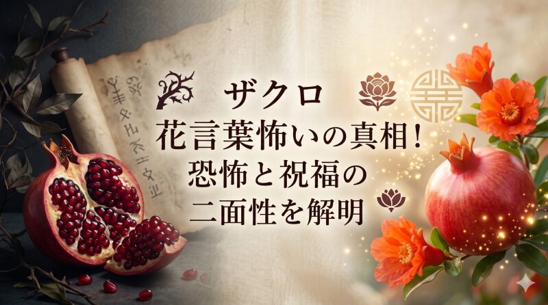 ザクロ　花言葉　怖い