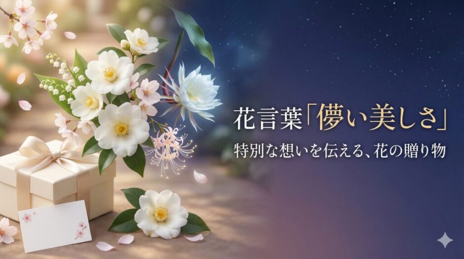 花言葉　儚い美しさ