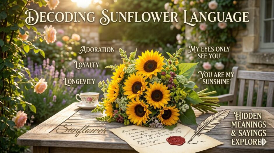 ひまわり 花言葉　英語