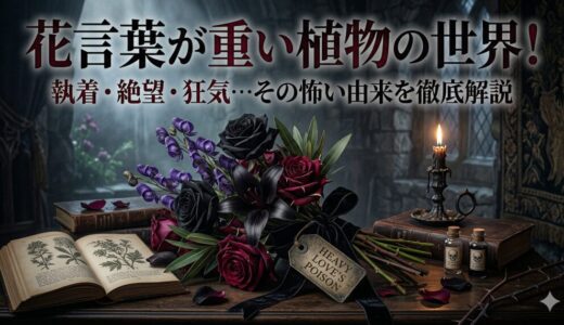 花言葉が重い植物の世界！執着や絶望を意味する怖い由来とは？